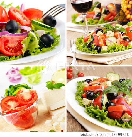 Greek salad set 12299768
