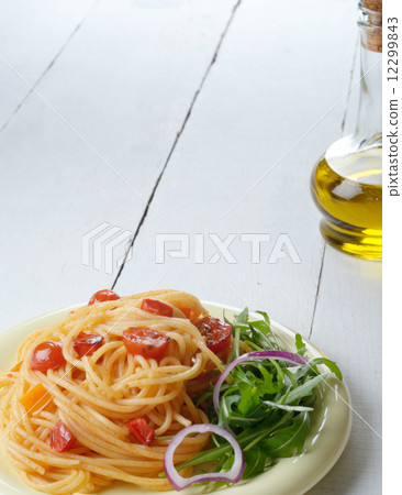 Spaghetti marinara pasta dish 12299843