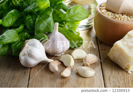 Ingredients for pesto Ingredients for pesto 12300915