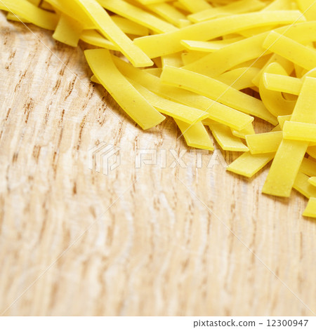 Pasta on the wooden table Pasta on the wooden table 12300947