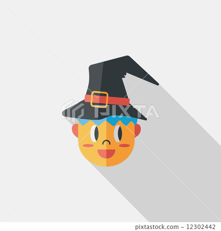 wizard flat icon with long shadow,eps10 12302442