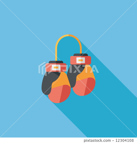 boxing gloves flat icon with long shadow,eps10 boxing gloves flat icon with long shadow,eps10 12304108