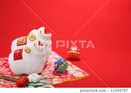 New Year's cards material laugh 12304797