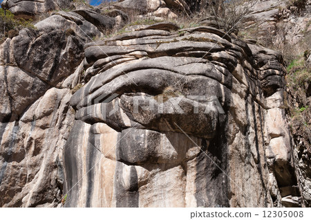 Rock in Grigorevsky gorge 12305008