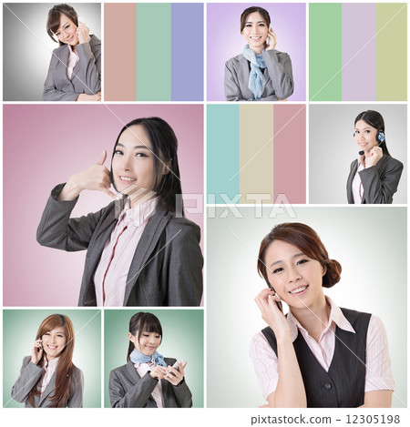 business woman talk 12305198