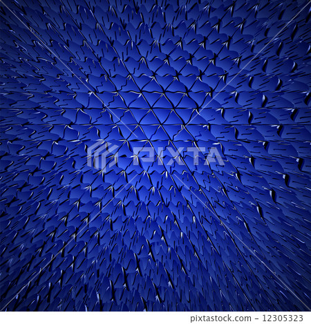 Blue dragon skin background, realistic squama 12305323