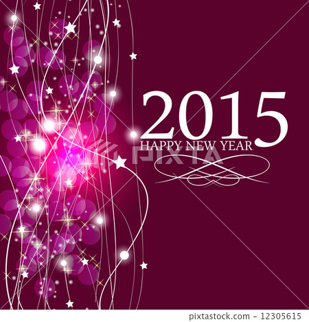 Abstract Beauty Christmas 2015 and New Year Background. Vector I 12305615