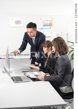Office meeting room business scene Office meeting room business scene 12306108