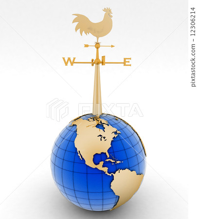 Weathercock and globe. 12306214
