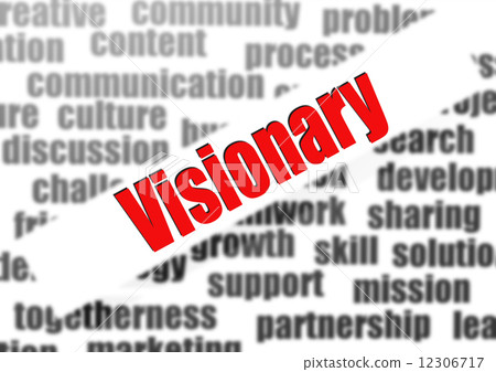Visionary word cloud Visionary word cloud 12306717