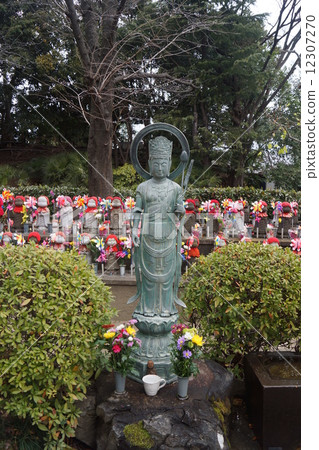 Mikuyama Hiroshiin寺廟Zojoji寺廟Kanno雕象 12307270