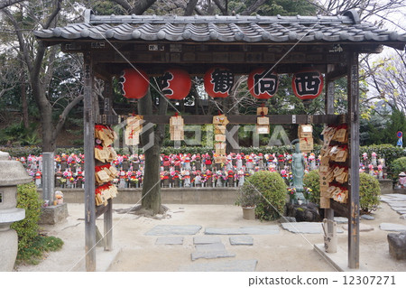 Mikuyama Hiroshiin寺廟Zojoji寺廟Kanno雕象 12307271