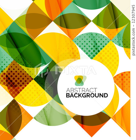Circle geometric abstract background Circle geometric abstract background 12307945