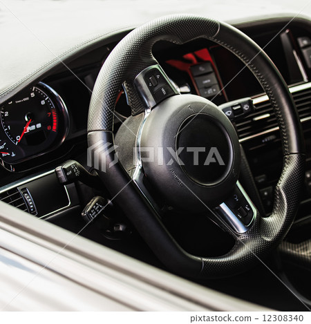 Interior of the sports car 12308340