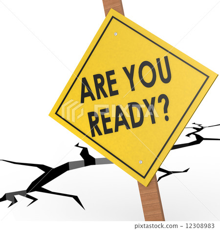 Are you ready sign board 12308983