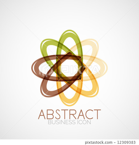 Symmetric abstract geometric shape Symmetric abstract geometric shape 12309383
