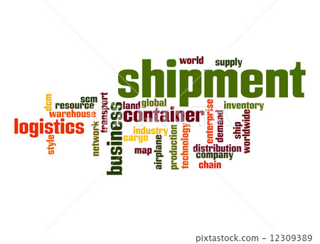 Shipment word cloud Shipment word cloud 12309389