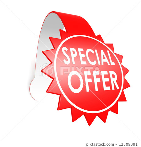 Special offer star label Special offer star label 12309391