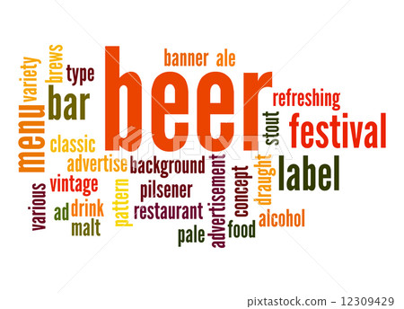 Beer word cloud Beer word cloud 12309429