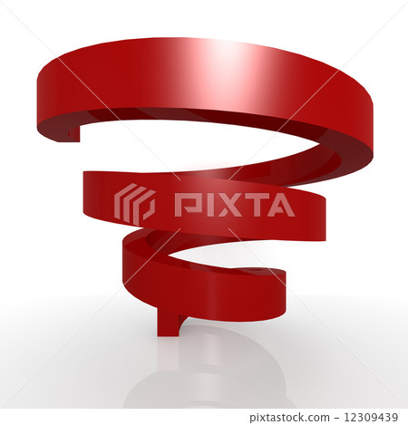 Red helix banner 12309439