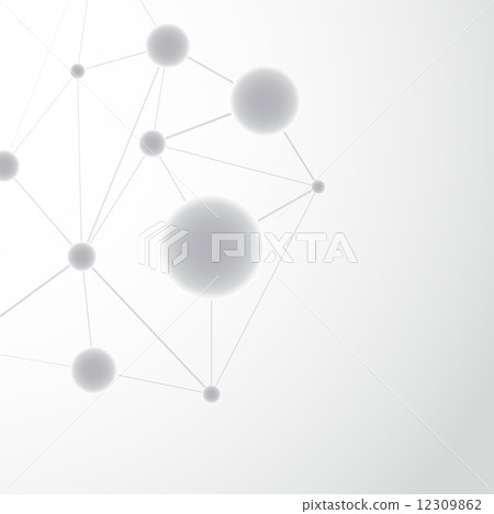 Molecule atom structure background template Molecule atom structure background template 12309862