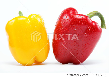 Healthy food. Fresh vegetables. Peppers on a white background. Healthy food. Fresh vegetables. Peppers on a white background. 12311735