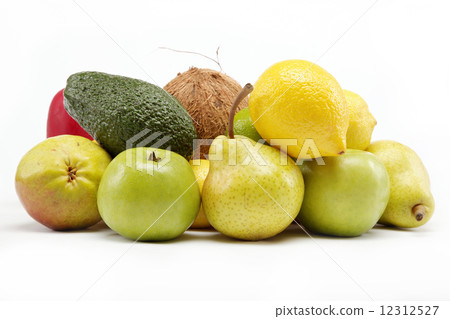 fruits isolated on a white background. 12312527