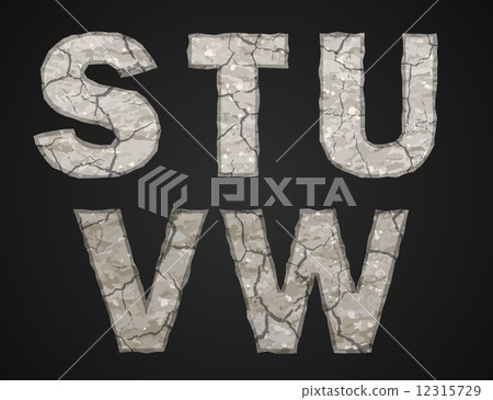 Stone letters Stone letters 12315729