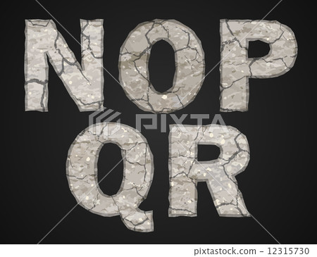 Stone letters Stone letters 12315730
