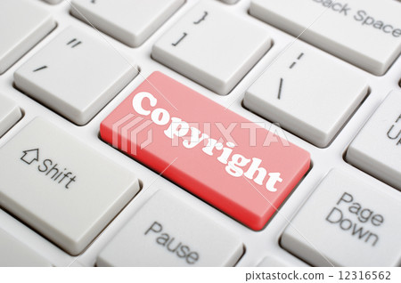 Copyright key on keyboard 12316562