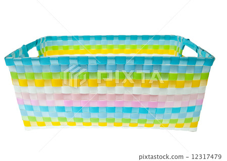 Colorful pastic basket 12317479
