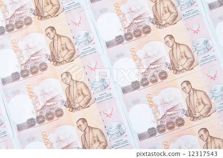 thai one thousand baht note 12317543