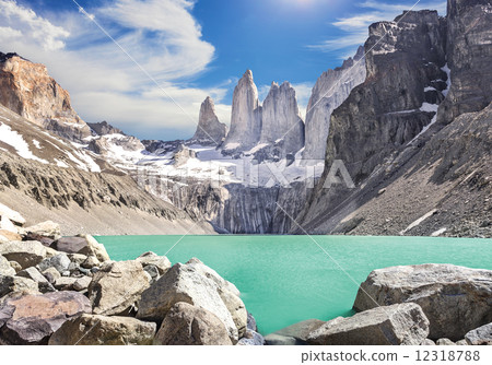 Torres del Paine mountains, Patagonia, Chile Torres del Paine mountains, Patagonia, Chile 12318788