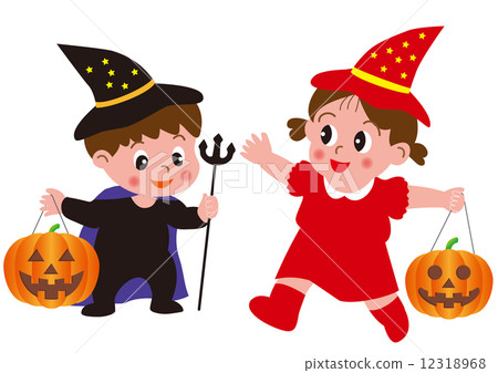 Halloween party boys and girls Halloween party boys and girls 12318968