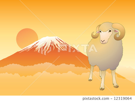 Fuji mountain sheep 12319064