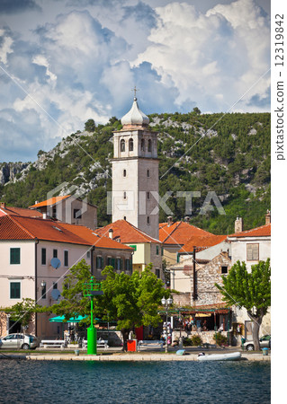 Skradin is a small historic town in Croatia 12319842