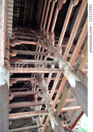 Internal structure of Nara Todaiji Namdaemun Internal structure of Nara Todaiji Namdaemun 12321993