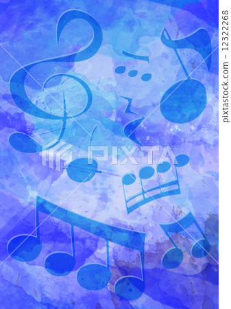 Water color style music material 12322268