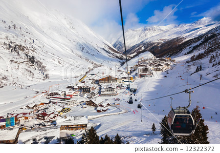 Mountain ski resort Obergurgl Austria 12322372