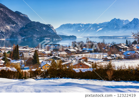 Mountains ski resort St. Gilgen Austria 12322419