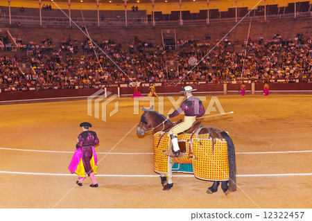 Matadors in bullfighting arena at Madrid Matadors in bullfighting arena at Madrid 12322457