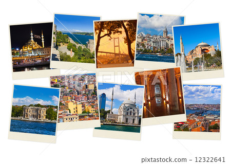 Stack of Istanbul Turkey travel images 12322641