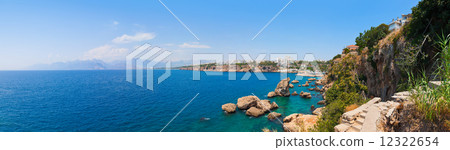 Beach at Kaleici in Antalya, Turkey 12322654