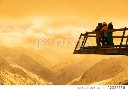 Mountains ski resort Solden Austria 12322656