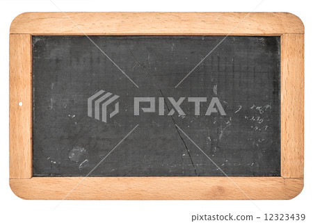 vintage blackboard with wooden frame isolated on white vintage blackboard with wooden frame isolated on white 12323439