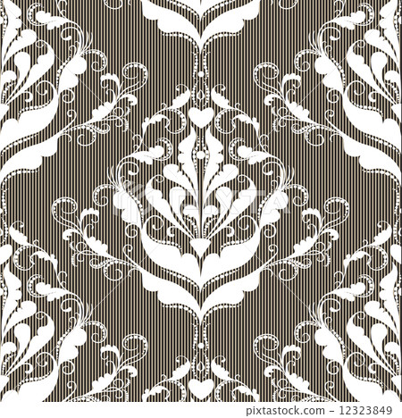 Damask background for design use 12323849