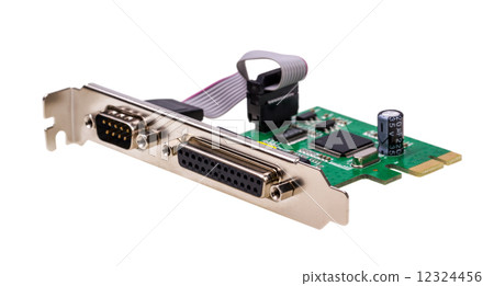 Electronic collection - Computer digital I/O port Card 12324456