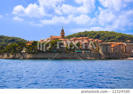 Town Korcula at Croatia Town Korcula at Croatia 12324580