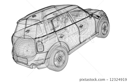 car 3D model 12324919