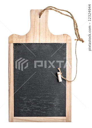 kitchen board with chalkboard for your text and recipe kitchen board with chalkboard for your text and recipe 12324944